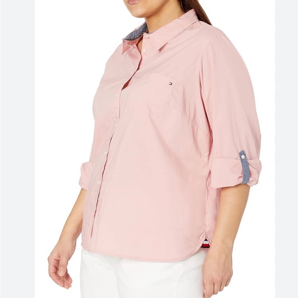Tommy Hilfiger Light Pink Button-Down Shirt